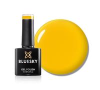 Bluesky Gel Nail Polish 10ml, Sunflower Glow - AW2414, Yellow | Deep, cheerful colour that lifts dull winter days in two coats, curing in 60 seconds and lasting three weeks.