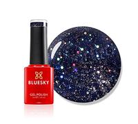 Bluesky Gel Nail Polish 5ml Mini, Amethyst Purple - BLZ24, Glitter | The small bottle of the deep sparkling shade, ideal for accent nails or for trying it before the full size.