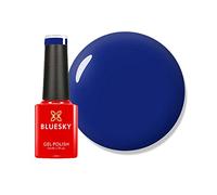 Bluesky Gel Nail Polish 5ml, Navy Seals - A024, Dark Blue | Inky midnight tone that reads almost black indoors then shows its colour in daylight. A softer alternative to black.