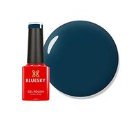 Bluesky Gel Nail Polish 5ml, Winter Sky - A057, Dark Teal | A deep, inky teal with a rich shine. The mini bottle suits a travel kit or a first go at a darker colour.