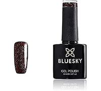 Bluesky Gel Nail Polish, All That Glitters Vip09, Dark Brown, Long Lasting, Chip Resistant, 10 ml (Requires Curing Under UV LED Lamp)