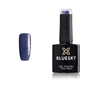 Bluesky Gel Nail Polish, Blue Raindrops A005, Blue, Dark, Glitter, Indigo, Long Lasting, Chip Resistant, 10 ml (Requires Curing Under UV LED Lamp)