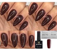 Bluesky Gel Nail Polish BROWN MAROON WE BE JAMMIN Nail CS28 UV LED Soak Off 10ml (Requires Drying under UV/LED Lamp)