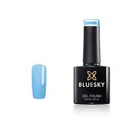 Bluesky Gel Nail Polish, Bubblegum Bottle Pastel 07, Baby Blue, Light Blue, Pastel Long Lasting, Chip Resistant, 10 ml (Requires Drying Under UV LED Lamp)
