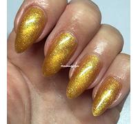 Bluesky GEL NAIL POLISH CAT EYE CHAMELEON CHAMPAGNE GOLD CLN08 MAGNETIC, MAGNET REQUIRED UV LED Soak Off 10ml (Requires Dring under UV/LED Lamp)