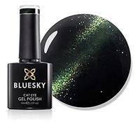BLUESKY Gel Nail Polish, Cat Eye Coat, Green, KA549, 10ml Gel Polish (Requires curing under UV/LED Lamp and a Dark Base to obtain effect pictured)