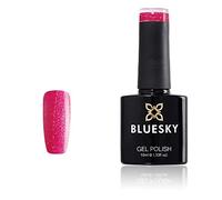 Bluesky Gel Nail Polish, Crystal Bright Pink SJ21, Glitter, Long Lasting, Chip Resistant, 10 ml (Requires Drying Under UV LED Lamp)
