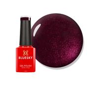 Bluesky Gel Nail Polish, Dark Lava - 80537, Dark Red/Brown, Shimmer, Long Lasting, Chip Resistant, 5ml (Requires Drying Under UV LED Lamp)