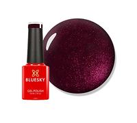 Bluesky Gel Nail Polish, Dark Lava - 80537, Dark Red/Brown, Shimmer, Long Lasting, Chip Resistant, 5ml (Requires Drying Under UV LED Lamp)