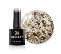 Bluesky Gel Nail Polish, Gold Melody Sp18, Bright, Glitter, Gold, Transparent 10 ml (Requires Curing Under UV LED Lamp)