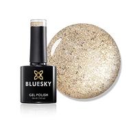 Bluesky Gel Nail Polish, Goldfish A034, Glitter, Light, Light Gold,Yellow 10 ml (Requires Curing Under UV LED Lamp)