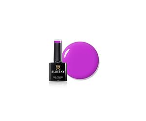 Bluesky Gel Nail Polish, Gothic Grape Neon11, Bright, Colour, Hot, Pink, Long Lasting, Chip Resistant, 10 ml (Requires Drying Under UV LED Lamp)