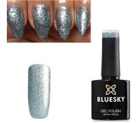Bluesky Gel Nail Polish Green Glitter Light Pale Green Glitter Platinum 10 UV LED Soak Off 10ml (Requires Curing Under UV LED Lamp)
