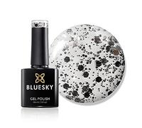 Bluesky Gel Nail Polish, Ice Superstar Dc001, Silver Glitter, Long Lasting, Chip Resistant, 10 ml (Requires Drying Under UV LED Lamp)