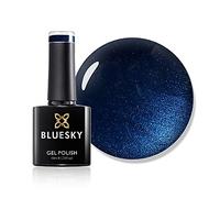 Bluesky Gel Nail Polish, Midnight Swim 80539, Azure, Blue, Dark, Long Lasting, Chip Resistant, 10 Ml (Requires Drying Under UV LED Lamp)