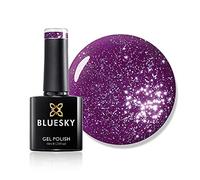 Bluesky Gel Nail Polish, Mulled Wine CS29, Purple Glitter, Long Lasting, Chip Resistant, 10 ml (Requires Drying Under UV LED Lamp)