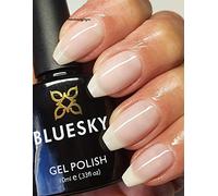 Bluesky Gel Nail Polish NUDE IVORY MILKY WHITE SOFT BALLET BP16 UV LED Soak Off 10ml