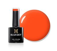 Bluesky Gel Nail Polish, Orange Zest Neon05, Bright, Fire, Neon, Orange, Long Lasting, Chip Resistant, 10 ml (Requires Drying Under UV LED Lamp)