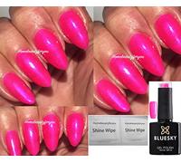 Bluesky Gel Nail Polish Pink Lilac Shimmer Future Fuchsia 80614 UV LED Soak Off 10ml (Requires Drying under LED/UV Lamp)