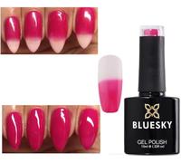 Bluesky Gel Nail Polish Pink Strawberries and Cream Chameleon Colour Change Pink to White Nail UV LED Soak Off 10ml TC19 (Requires Drying under LED/UV Lamp) Spring Summer Color
