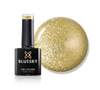 Bluesky Gel Nail Polish, Platinum 01, Imperial Topaz, Gold, Long Lasting, Chip Resistant, 10 ml (Requires Drying Under UV LED Lamp)