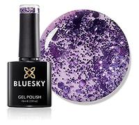 Bluesky Gel Nail Polish, Purple Diamond Dc004, Glitter, Long Lasting, Chip Resistant, 10 ml (Requires Drying Under UV LED Lamp)
