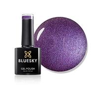 Bluesky Gel Nail Polish, Purple Purple 80530, Dark, Glitter, Purple,Violet Long Lasting, Chip Resistant, 10 ml (Requires Drying Under UV LED Lamp)