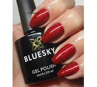 Bluesky Gel Nail Polish RED DARK RED Autumn Winter Color LADY SNOW AW2016 BANKSO UV/LED SOAK OFF