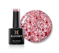 Bluesky Gel Nail Polish, Red Million S11N, Dark Red Glitter, Long Lasting, Chip Resistant, 10 ml (Requires Drying Under UV LED Lamp)