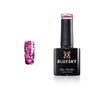 Bluesky Gel Nail Polish, Rio De Janerio, SUM1917, Glitter 10 ml, Pink, Purple Long Lasting, Chip Resistant, 10 ml (Requires Drying Under UV LED Lamp)