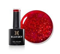 Bluesky Gel Nail Polish, Santa Red Dream Bsh028, Glitter, Long Lasting, Chip Resistant, 10 ml (Requires Drying Under UV LED Lamp)