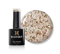 Bluesky Gel Nail Polish, Sensitive, Aw19, Gold Silver Glitter, Long Lasting, Chip Resistant, 10 ml (Requires Curing Under UV LED Lamp)