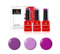 Bluesky Gel Nail Polish Set 3 x 5ml, Purple Pinks - DC080 A109 DC089 | Dusty rose through to deep berry, three tones that layer into an ombre or stand alone across a full manicure.