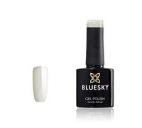 Bluesky Gel Nail Polish, Sparkle Droplet, 80536, White, Glitter, Long Lasting, Chip Resistant, 10 ml (Requires Drying Under UV LED Lamp)