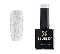 Bluesky Gel Nail Polish, Sweet Dreams Bsh041, White Glitter, Long Lasting, Chip Resistant, 10 ml (Requires Curing Under UV LED Lamp)