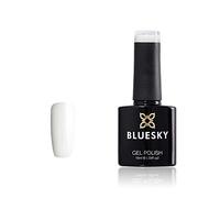 Bluesky Gel Nail Polish, White Collar, 80516, Long Lasting, Chip Resistant, 10 ml (Requires Curing Under UV LED Lamp)
