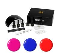 Bluesky Gel Nail Starter Kit, Neon - 24W Lamp, 3 x 10ml Polishes