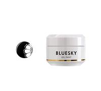 Bluesky Gel Paint 8ml, White - DK02, Nail Art Gel for Fine Detail | Thick enough to hold a crisp edge over colour, poly or builder layers, so lines and florals stay put instead of bleeding.