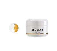 Bluesky Gel Paint Nail Art 8ml, Gold - DK12 | Metallic enough to read as leaf when painted thin. Works over cured polish, polygel or builder gel for fine detail.