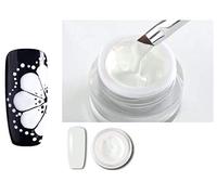 Bluesky Gel Paint WHITE Nail Art CREATE YOUR OWN DESIGN DK 02-8ML POT
