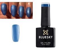 Bluesky Gel Polish Blue Shimmer Water Park Garden Muse Nail 80601 UV LED Soak Off 10ml