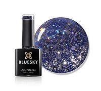 Bluesky Gel Polish DIAMOND GLITTER DEEP PURPLE BLZ 25 - UV Gel Soak off Nail Polish 10ml
