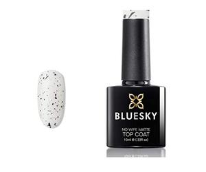 BLUESKY GEL POLISH EGGSHELL NO WIPE MATTE TOP COAT UV LED SOAK OFF BCT02 FOR SPECKLED EGG DESIGN NAILS