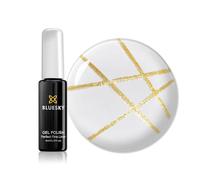 Bluesky Gel Polish, Fine Liner Nail Art Gel Polish, Gold - 8g, Gloss Fine Line Gel for Nail Design (Requires Drying Under UV LED Lamp)