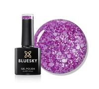 Bluesky Gel Polish - Glitter Neon 12 Purple