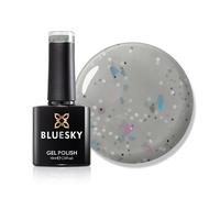 Bluesky Gel Polish, Granite Gel, Chicanas Like - BGR03, Pale Grey. Long Lasting, Chip Resistant, 10 ml (Requires Drying Under UV LED Lamp)