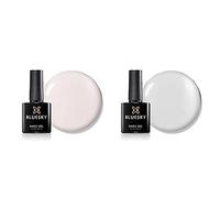 Bluesky Gel Polish, Hard Builder and Strengthener Gel for Strong Nails, Soft Clear Pink and Builder Gel and Strengthener Gel for Hard, Strong Nails, Clear, 10 ml (Requires Curing Under LED or UV Lamp)
