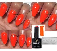 Bluesky Gel Polish Neon Orange Sunset Boulevard NEON 30 Nail UV LED Soak Off 10ml