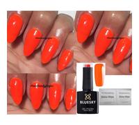 Bluesky Gel Polish Neon Orange Sunset Boulevard NEON 30 Nail UV LED Soak Off 10ml