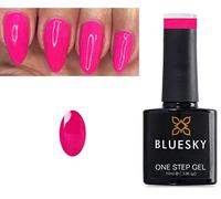 Bluesky Gel Polish One Step Neon PINK Nail UV LED OS255 Soak Off 10ml